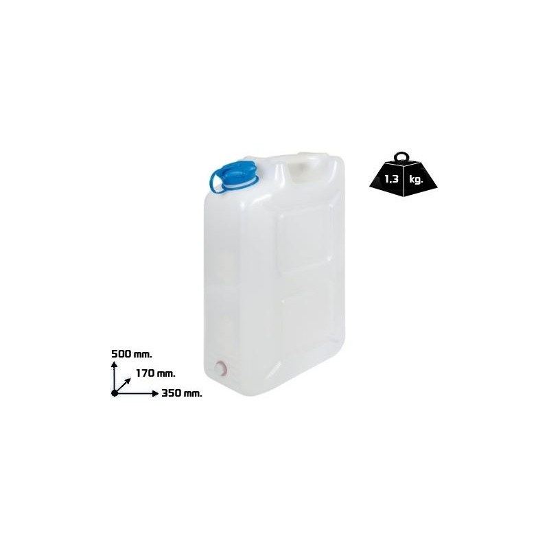 Tanica acqua polietilene \nda 22 Lt. | Topgear.it