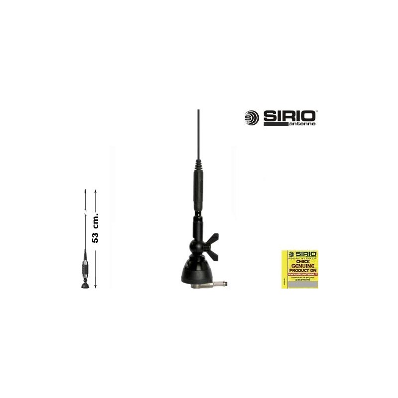 Antenna VHF-UHF veicolare - 54 cm - Sirio SDB 270 Black | Topgear.it Antenna VHF-UHF veicolare - 54 cm - Sirio SDB 270 Black | Topgear.it