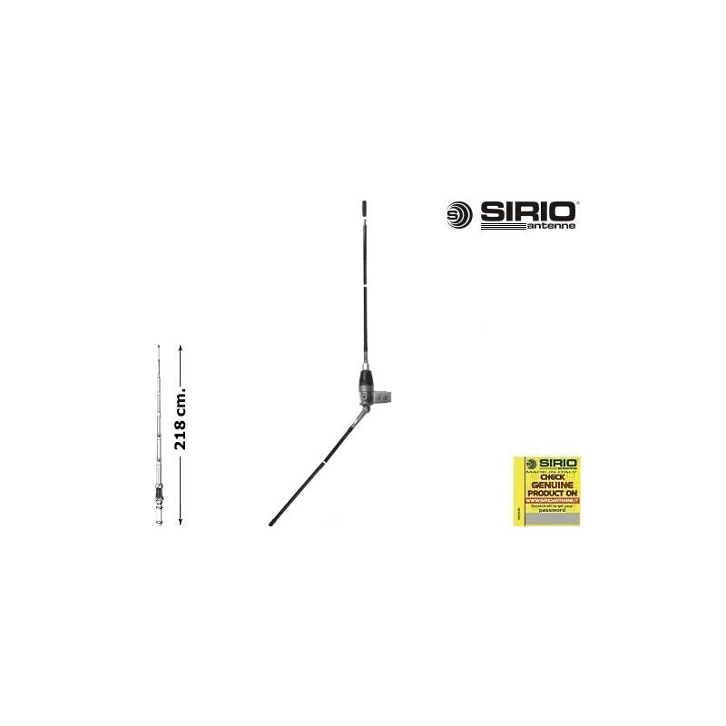 Antenna CB fissa - 218 cm - Sirio Boomerang W | Topgear.it Antenna CB fissa - 218 cm - Sirio Boomerang W | Topgear.it