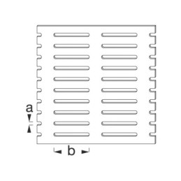 Lamiera in alluminio \npreforata 250x500 | Topgear.it