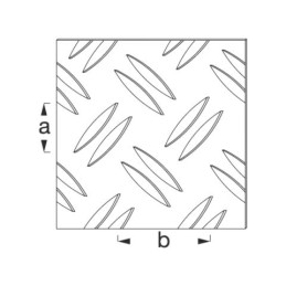 Lamiera in alluminio \nmandorlato 250x500x1,5 | Topgear.it