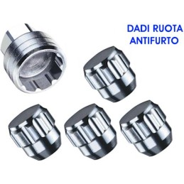 Dadi ruota antifurto X3 \naperti - M12x1,50 | Topgear.it
