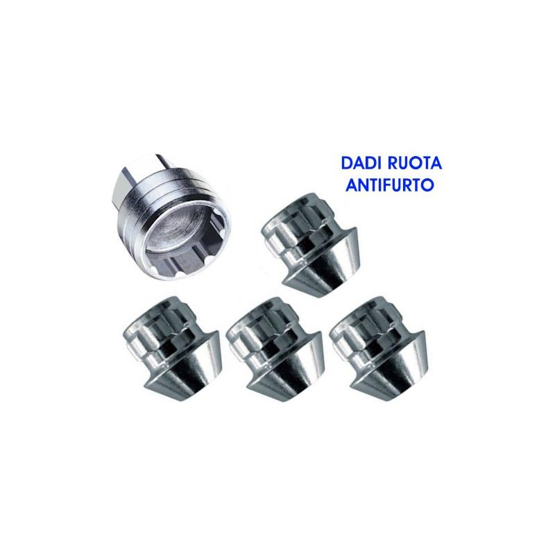 Dadi ruota antifurto S4 \naperti - M12x1,25 | Topgear.it Dadi ruota antifurto S4 \naperti - M12x1,25 | Topgear.it