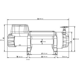 Verricello Dragon Winch \nHighlander 9000s High Speed | Topgear.it