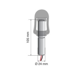 Fix-1 - Perno con spinotto \nDIN per lampade rotanti | Topgear.it