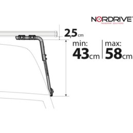 Piedi per veicoli con \ngrondina - 43-58 cm. | Topgear.it