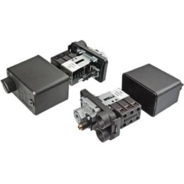 Pressostato per compressore \n1 via bipolare - Pulsante M/A | Topge...