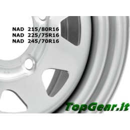 Isuzu Trooper \n Dakar 16x7.0J ET 36 | Topgear.it