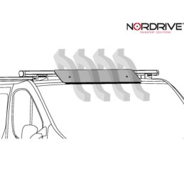 Deflettore frontale \nper barre Kargo 110 cm | Topgear.it