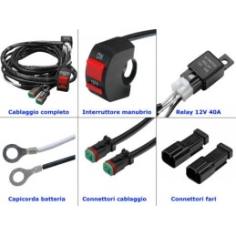 Cablaggio completo \nfaretti per Moto e Quad | Topgear.it