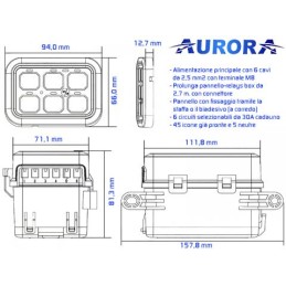Pannello interruttori con box relé - 6 circuiti | Topgear.it