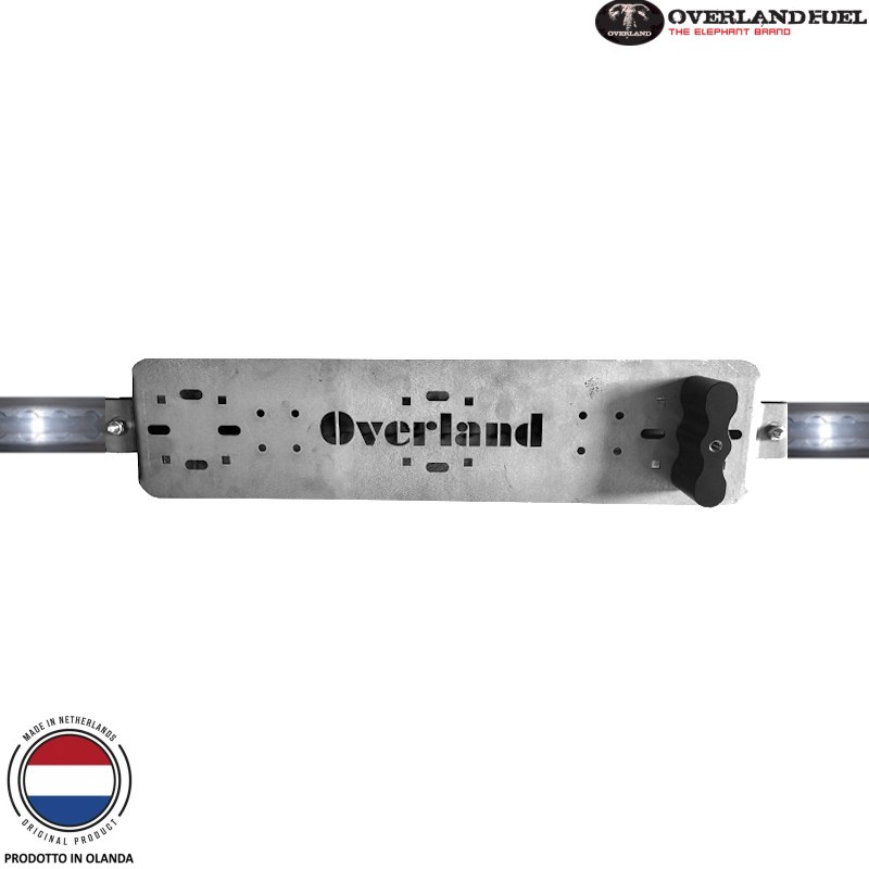 Overland Fuel Piastra montaggio per rotaia fermacarico | Topgear.it