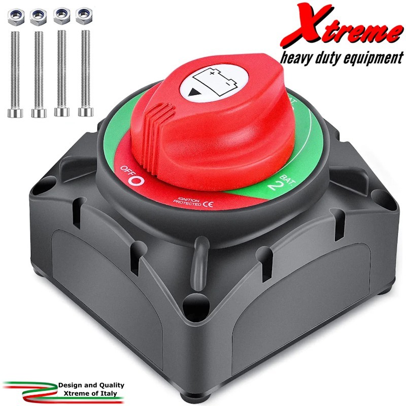 Stacca batteria  600A e commutatore a 4 posizioni | Topgear.it