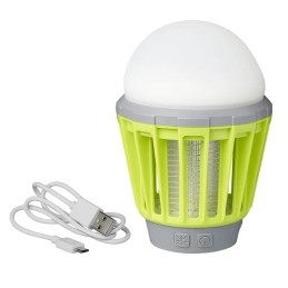 Lampada Campeggio a luce bianca e/o lampada UV con griglia fulmina insetti - Ricaricabile USB | Topgear.it