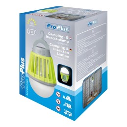 Lampada Campeggio a luce bianca e/o lampada UV con griglia fulmina insetti - Ricaricabile USB | Topgear.it