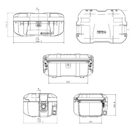 Valigia Pro Stagna  300 - 300x200x140 mm + Imbottitura B2 | Topgear.it