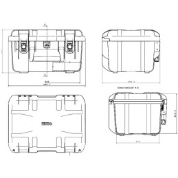 Valigia Pro Stagna 400 - 400x300x223 mm + Imbottitura B1 | Topgear.it