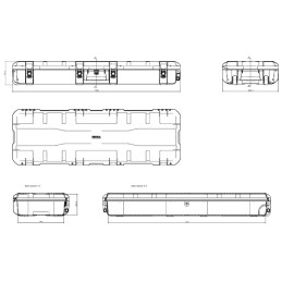 Valigia Pro Stagna 1200 - 1200x400x168 mm + Imbottitura B3 | Topgear.it