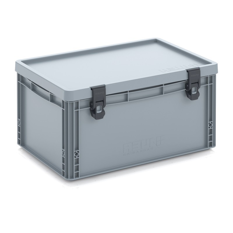 Cassa con coperchio incernierato, sovrapponibile e Impermeabile 61,1x42,7x33,7 cm | Topgear.it