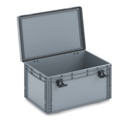 Cassa con coperchio incernierato, sovrapponibile e Impermeabile 61,1x42,7x33,7 cm | Topgear.it