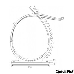 Quick Fist Super - Fissaggio utensili da 64 a 190 mm - 10 pz | Topg...