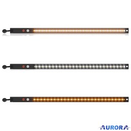 Barra LED 3 colori (Bianco, Giallo e Ambra repellente insetti) per Camper, Barca, Tenda, Campeggio  -  66 cm | TOPGEAR.IT