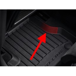 Fiat Ducato X250-X290 (2006-2020) Tappeto in gomma TPE a vasca con ...