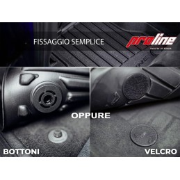 Fiat Ducato X250-X290 (2006-2020) Tappeto in gomma TPE a vasca con ...