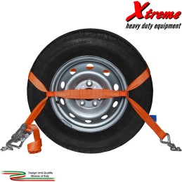 Cinta blocca ruota per ancoraggio su rimorchio o pianale - 2 pz | TOPGEAR.IT