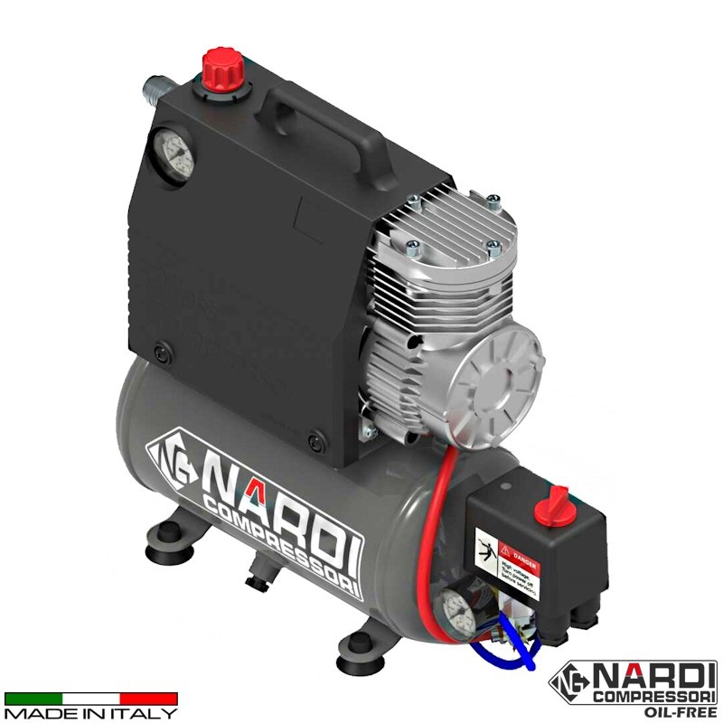 Compressore aria 24V  Nardi Silverstone 2 120 l/m con serbatoio ari...