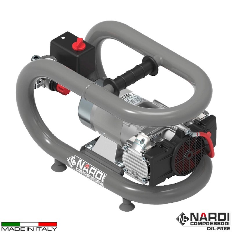 Compressore aria 12V Nardi Esprit  600W 3T 225 l/m con serbatoio ar...