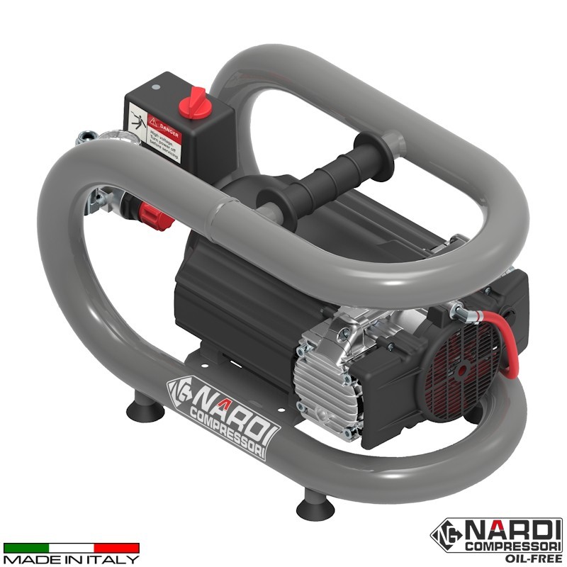 Compressore aria 230V Nardi Esprit 60/2 3T 210 l/m con serbatoio ar...