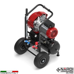 Compressore aria 230V Nardi Super Extreme 1 130 l/m con serbatoio a...