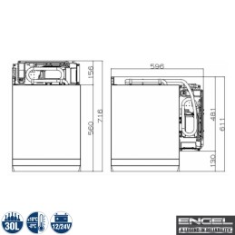 Frigorifero a compressore Engel SB30F-N-W - 30 LITRI | Topgear.it