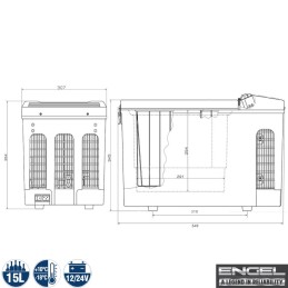 Frigorifero a compressore Engel MD17F - 15 litri | Topgear.it