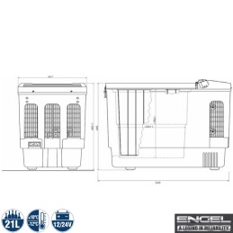 Frigorifero a compressore Engel MD27F - 21 litri | Topgear.it