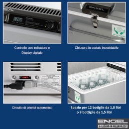 Frigorifero a compressore Engel MT35F-S - 32 litri | Topgear.it