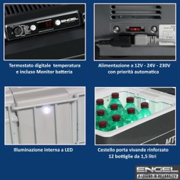 Frigorifero a compressore Engel MT45F-V - 40 litri | Topgear.it