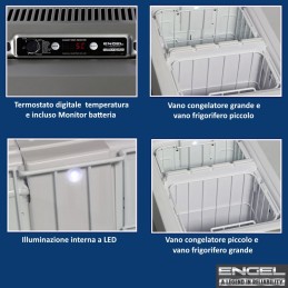 Frigorifero a compressore Engel MD45F - 40 litri Combo | Topgear.it