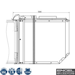 Frigorifero a compressore Engel SB70F / CK-57 - 57,5 litri | Topgea...