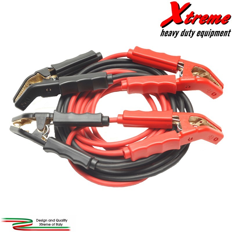 Cavi avviamento professionali da 500A per motori sino a 3500 cc | T... Cavi avviamento professionali da 500A per motori sino a 3500 cc | T...