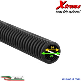 Tubo corrugato aperto Ø 26 mm per cablaggi automotive | Topgear.it