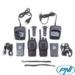 Radio PMR ricetrasmittente PNI R40 PRO - 2 Radio | Topgear.it