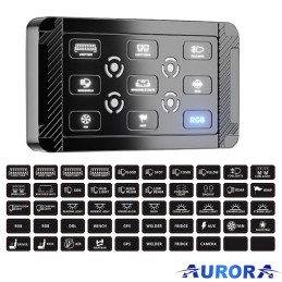 Pannello interruttori con box relé + Bluetooth - 9 circuiti | Topge...