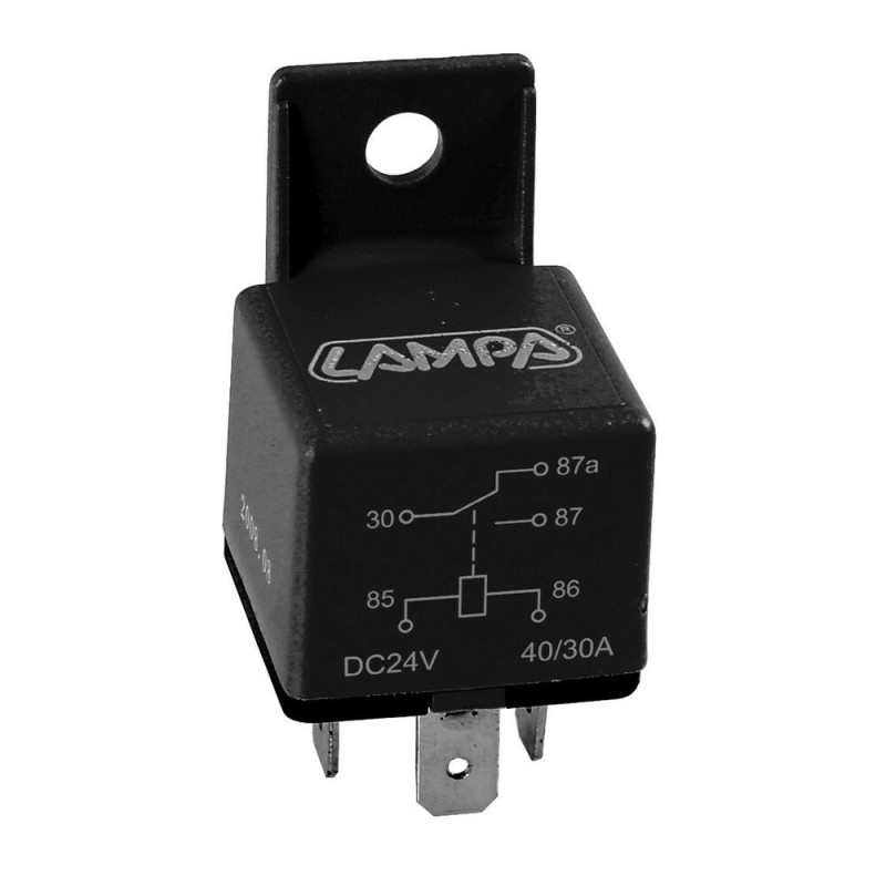Relé universale 24V 40A - 4/5 contatti | Topgear.it