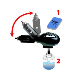 Diffusore per insetticidi a piastrine e liquidi - 12V / 24V | Topge...