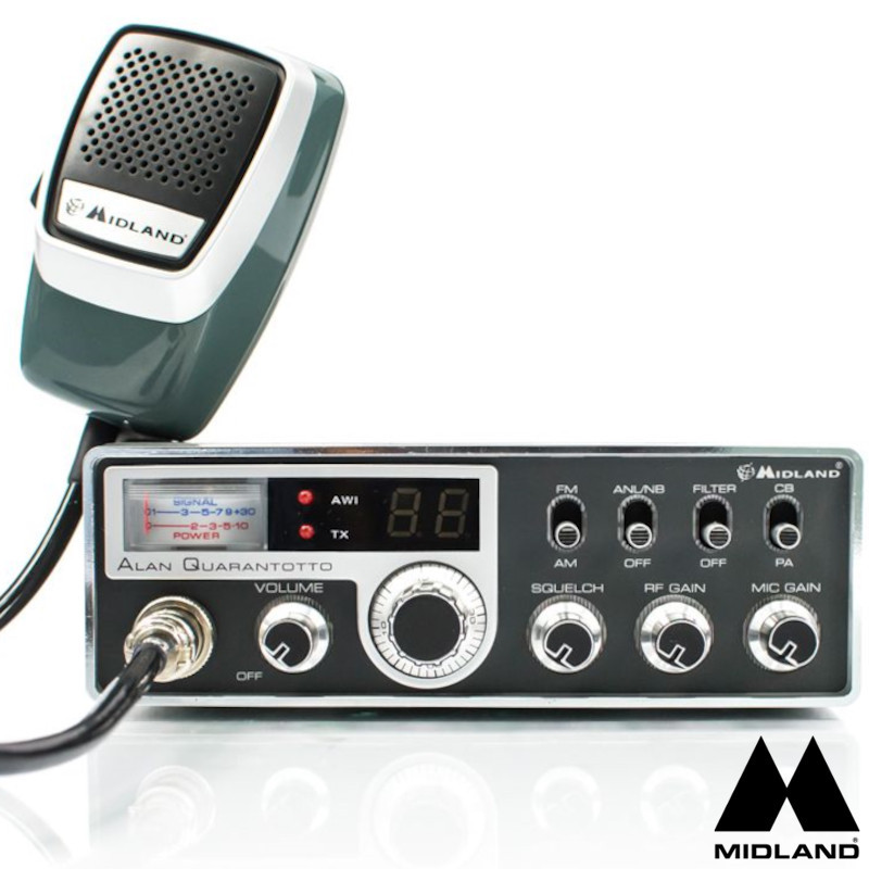 CB radio ricetrasmittente Midland Alan Quarantotto | Topgear.it CB radio ricetrasmittente Midland Alan Quarantotto | Topgear.it