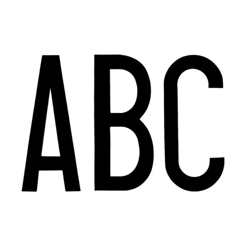 Lettere adesive targa ripetitrice | Topgear.it