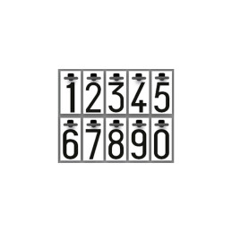 Numeri adesivi targa ripetitrice | Topgear.it