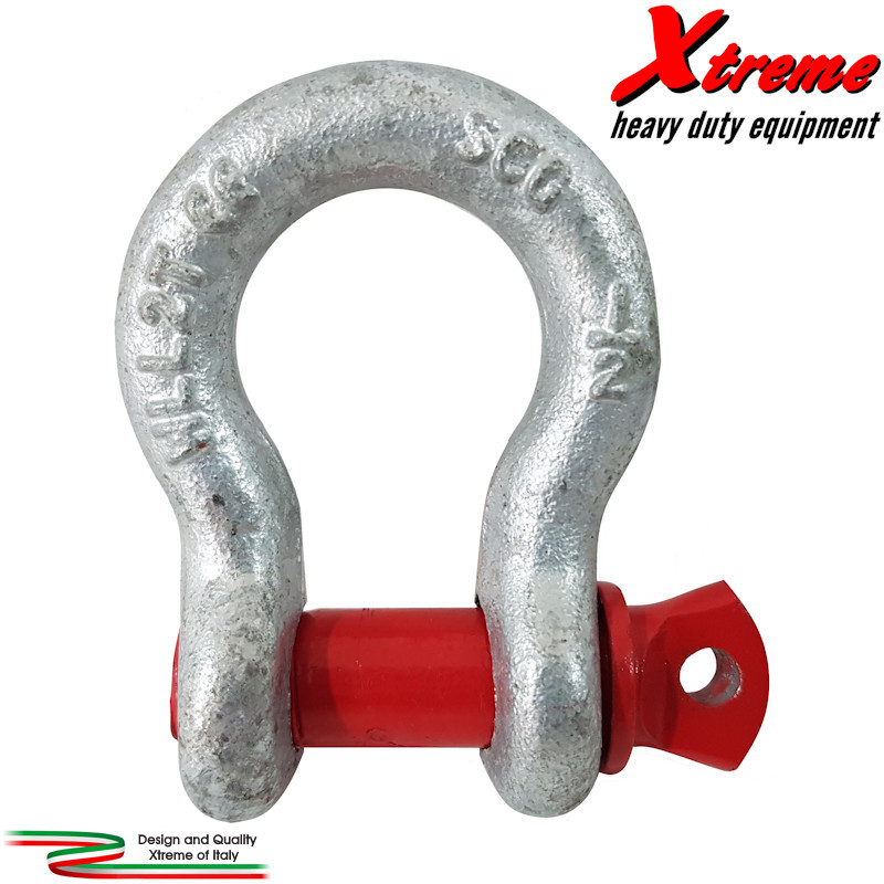 Grillo ad Omega 1/2" in acciaio speciale HD 6:1 - 2,00 t. nominali / 12,00 t. max | Topgear.it